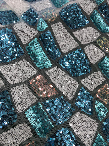 Sequinized Net Fabric