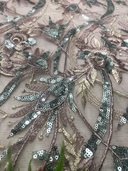 Embroidered Net Fabric